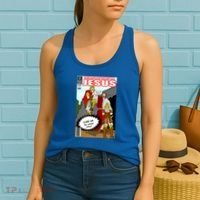 Jesus Christian Comic Cover Women's Tank Top thumb 2