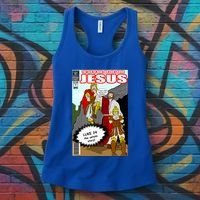 Jesus Christian Comic Cover Women's Tank Top thumb 3