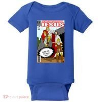 Jesus Christian Comic Cover Baby Bodysuit thumb 0