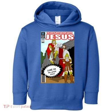 Jesus Christian Comic Cover Toddler Hoodie