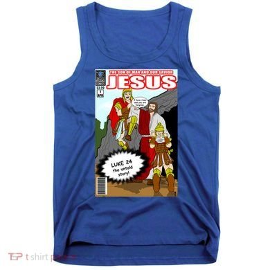 Jesus Christian Comic Cover Tank Top