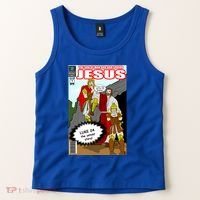 Jesus Christian Comic Cover Tank Top thumb 2