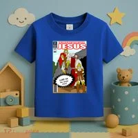 Jesus Christian Comic Cover Toddler T-Shirt thumb 3