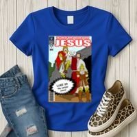 Jesus Christian Comic Cover Women's T-Shirt thumb 3