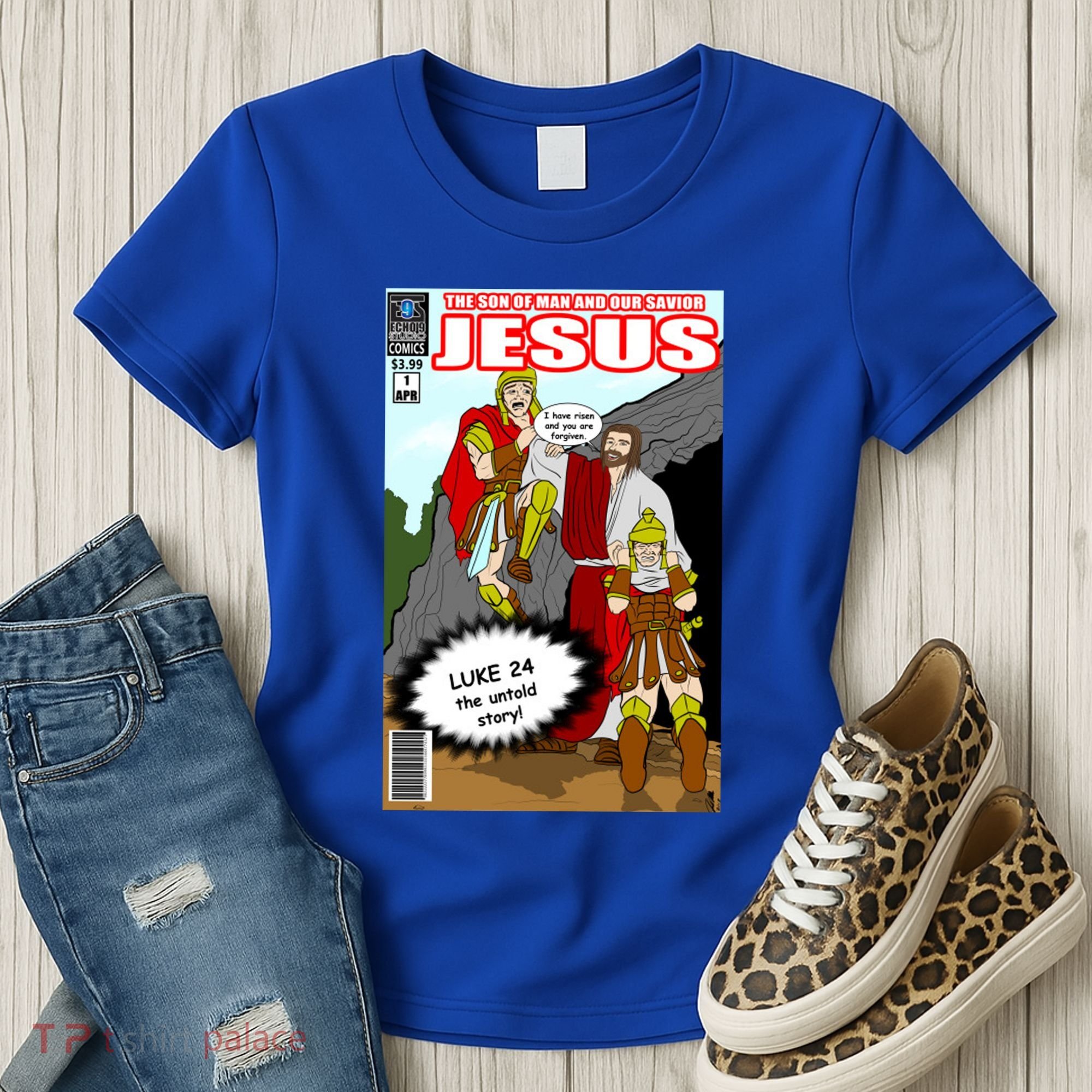 Jesus Christian Comic Cover Women's T-Shirt