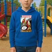 Jesus Christian Comic Cover Kids Hoodie thumb 2