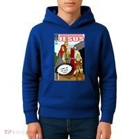 Jesus Christian Comic Cover Kids Hoodie thumb 4