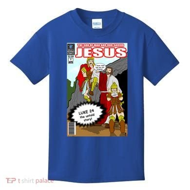 Jesus Christian Comic Cover Kids T-Shirt