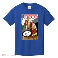 Jesus Christian Comic Cover Kids T-Shirt thumb 0