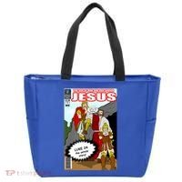 Jesus Christian Comic Cover Tote Bag thumb 0