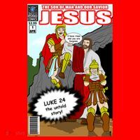 Jesus Christian Comic Cover Santa Hat thumb 1