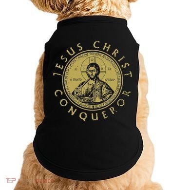 Jesus Christ Conqueror Orthodox Christianity Doggie Tank