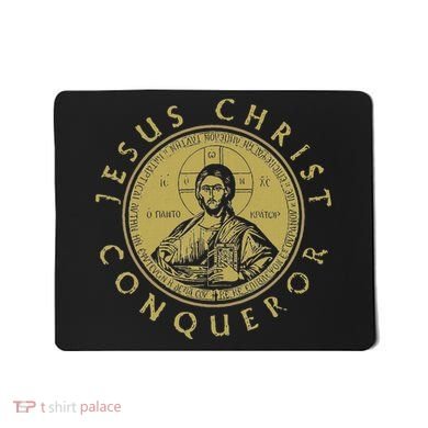 Jesus Christ Conqueror Orthodox Christianity Mousepad