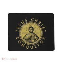 Jesus Christ Conqueror Orthodox Christianity Mousepad thumb 0