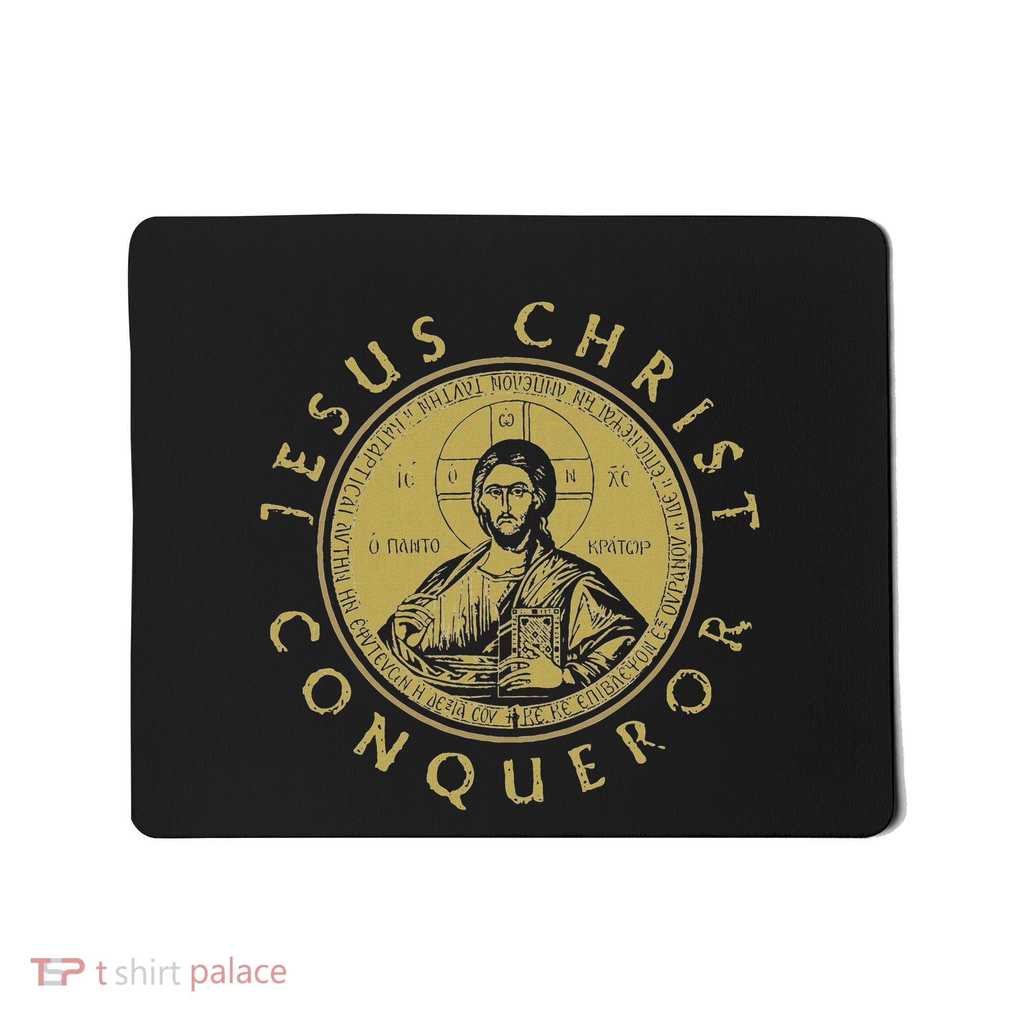 Jesus Christ Conqueror Orthodox Christianity Mousepad
