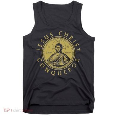 Jesus Christ Conqueror Orthodox Christianity Tank Top