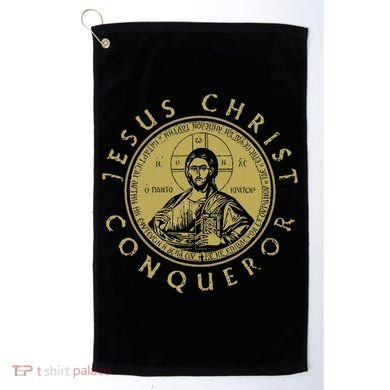 Jesus Christ Conqueror Orthodox Christianity Golf Towel