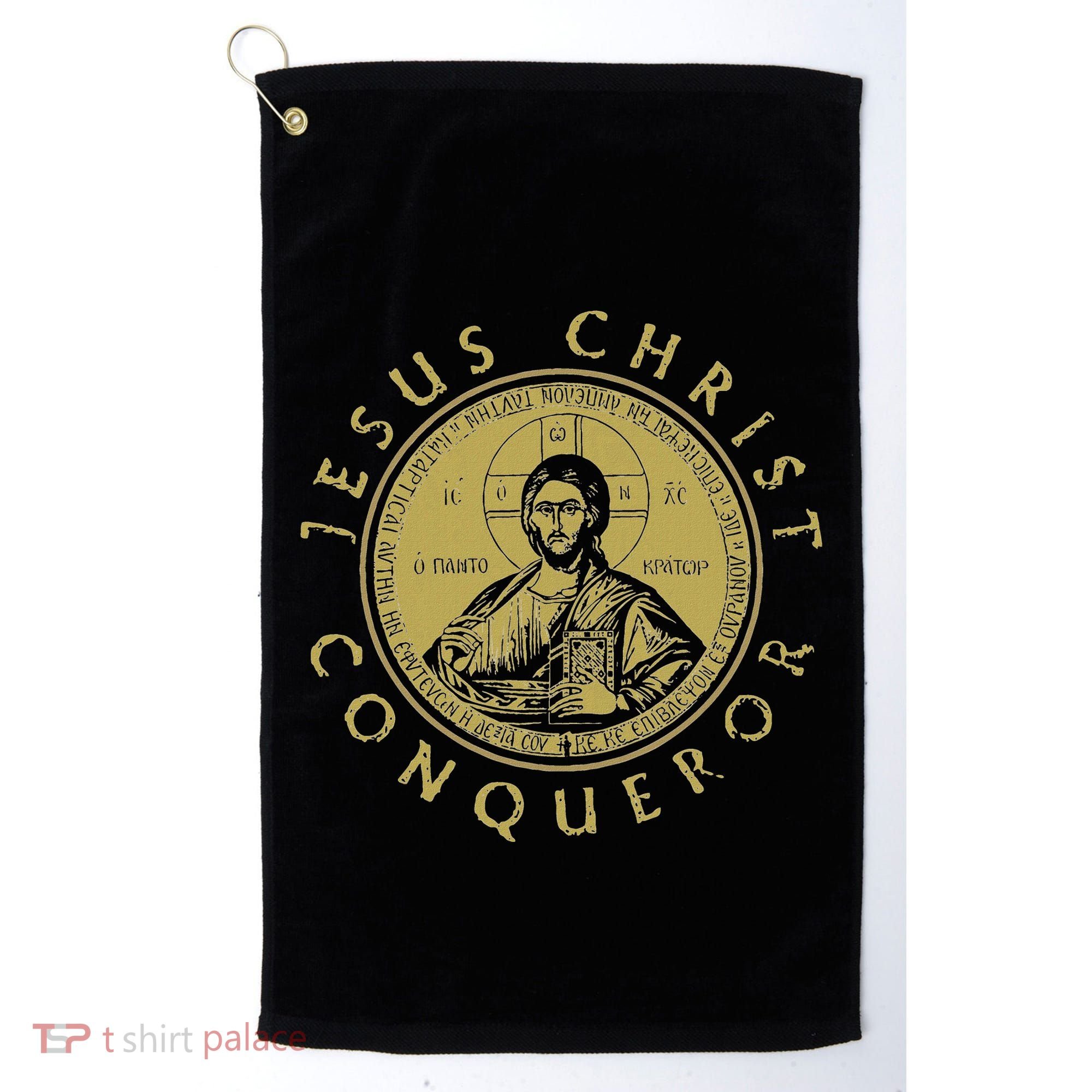 Jesus Christ Conqueror Orthodox Christianity Golf Towel