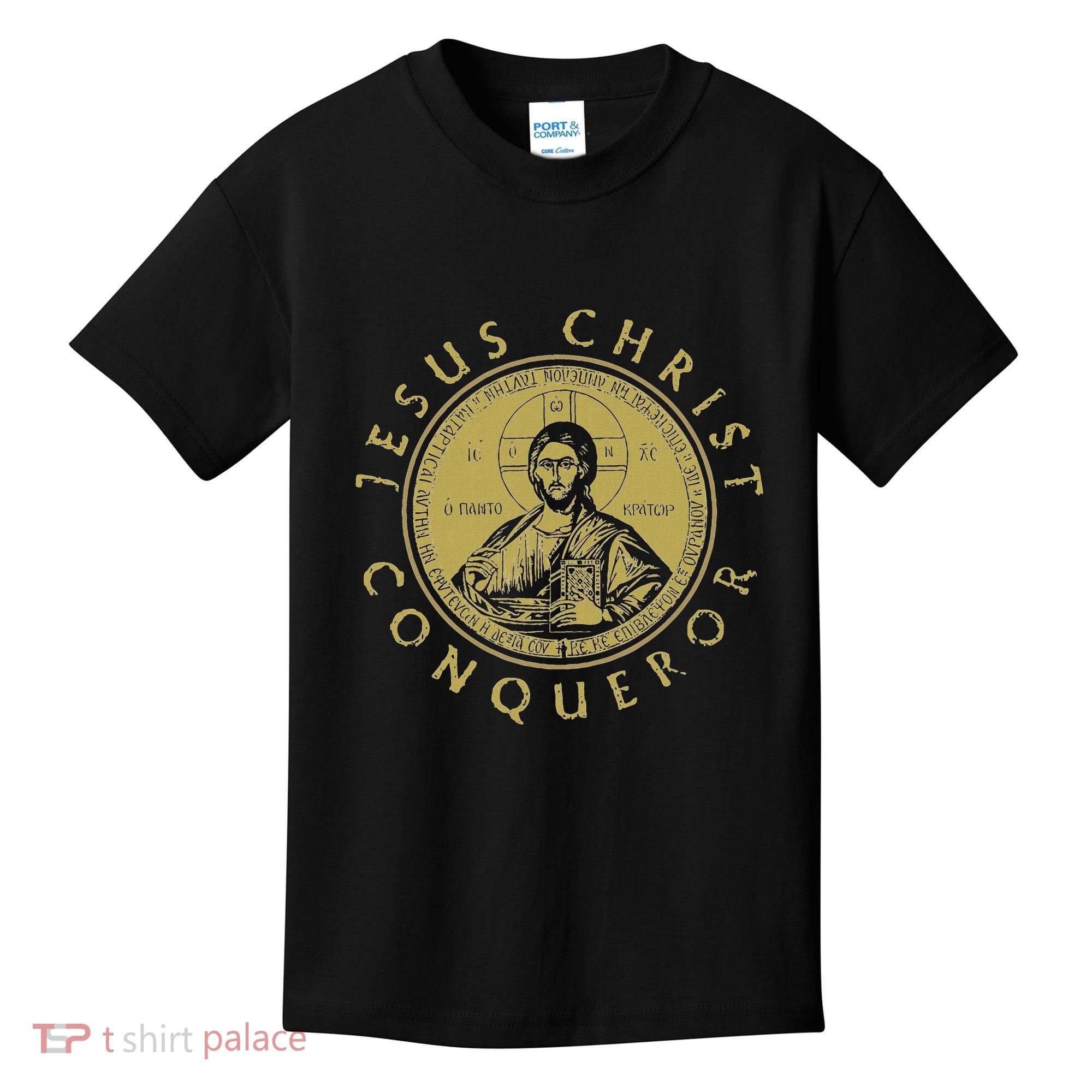 Jesus Christ Conqueror Orthodox Christianity Kids T-Shirt