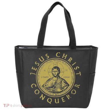 Jesus Christ Conqueror Orthodox Christianity Tote Bag