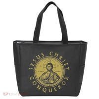 Jesus Christ Conqueror Orthodox Christianity Tote Bag thumb 0