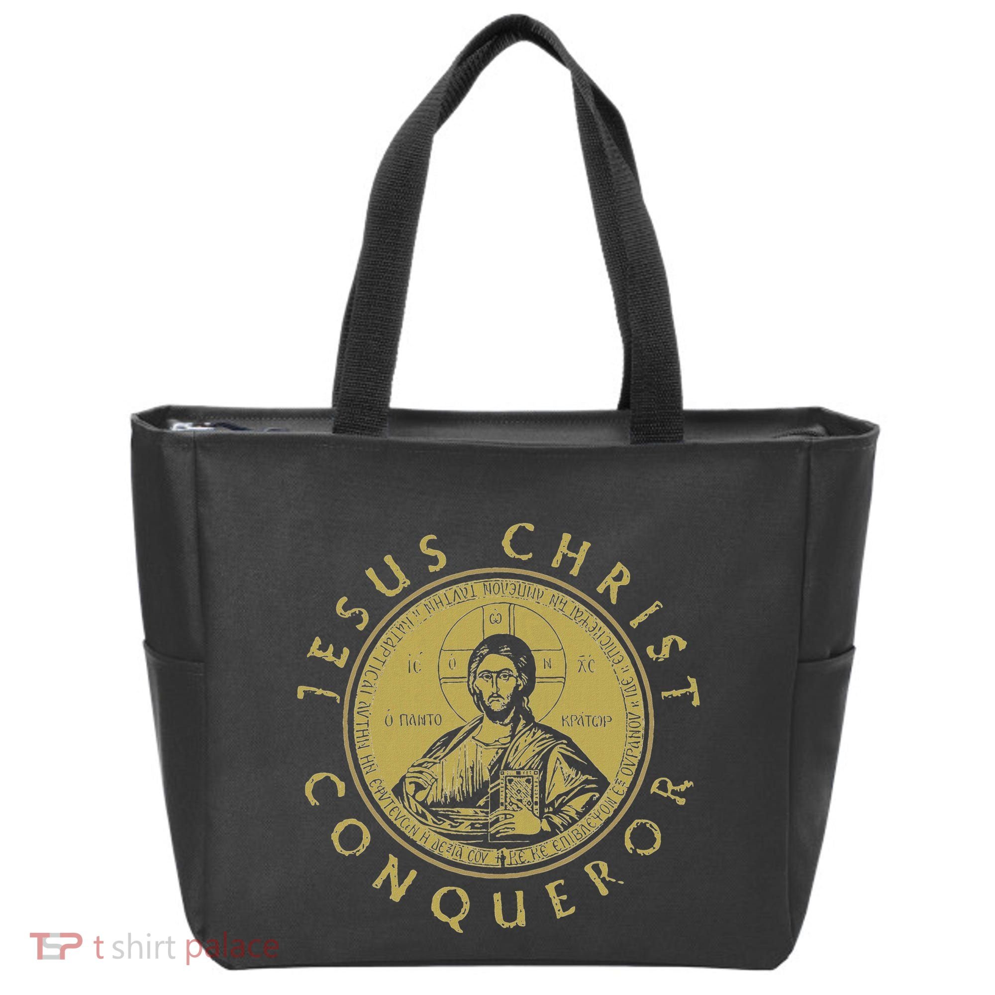 Jesus Christ Conqueror Orthodox Christianity Tote Bag