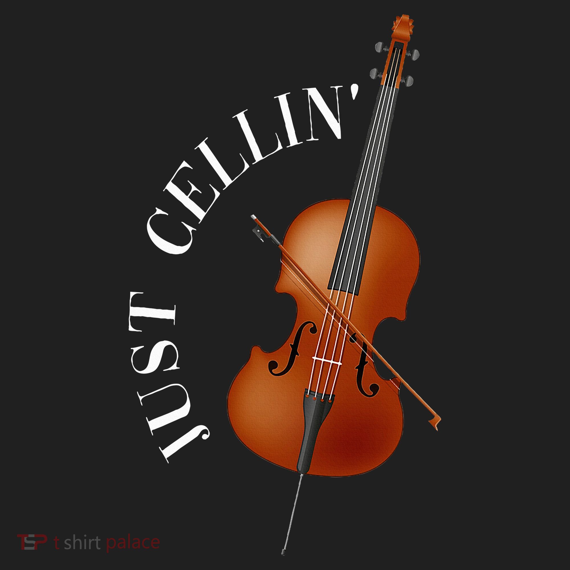 Just Cellin Cello Golf Towel