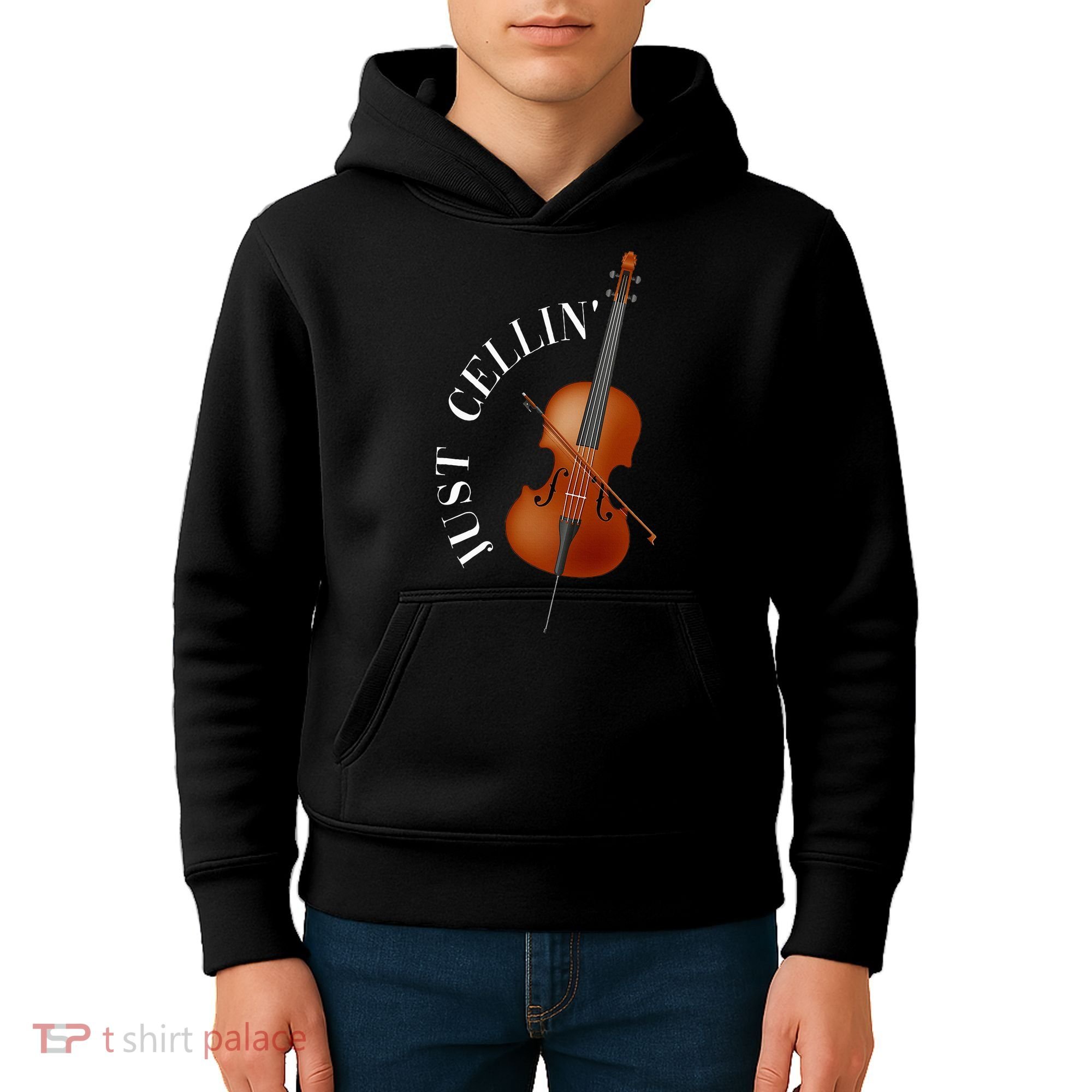 Just Cellin Cello Kids Hoodie