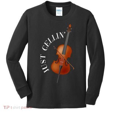 Just Cellin Cello Kids Long Sleeve Shirt