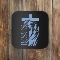 Jesus Christ Cross Christian Faith Coaster thumb 0