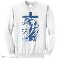 Jesus Christ Cross Christian Faith Sweatshirt thumb 0