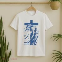 Jesus Christ Cross Christian Faith T-Shirt thumb 2