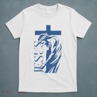 Jesus Christ Cross Christian Faith T-Shirt thumb 5