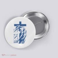 Jesus Christ Cross Christian Faith Button thumb 0
