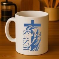 Jesus Christ Cross Christian Faith Coffee Mug thumb 4