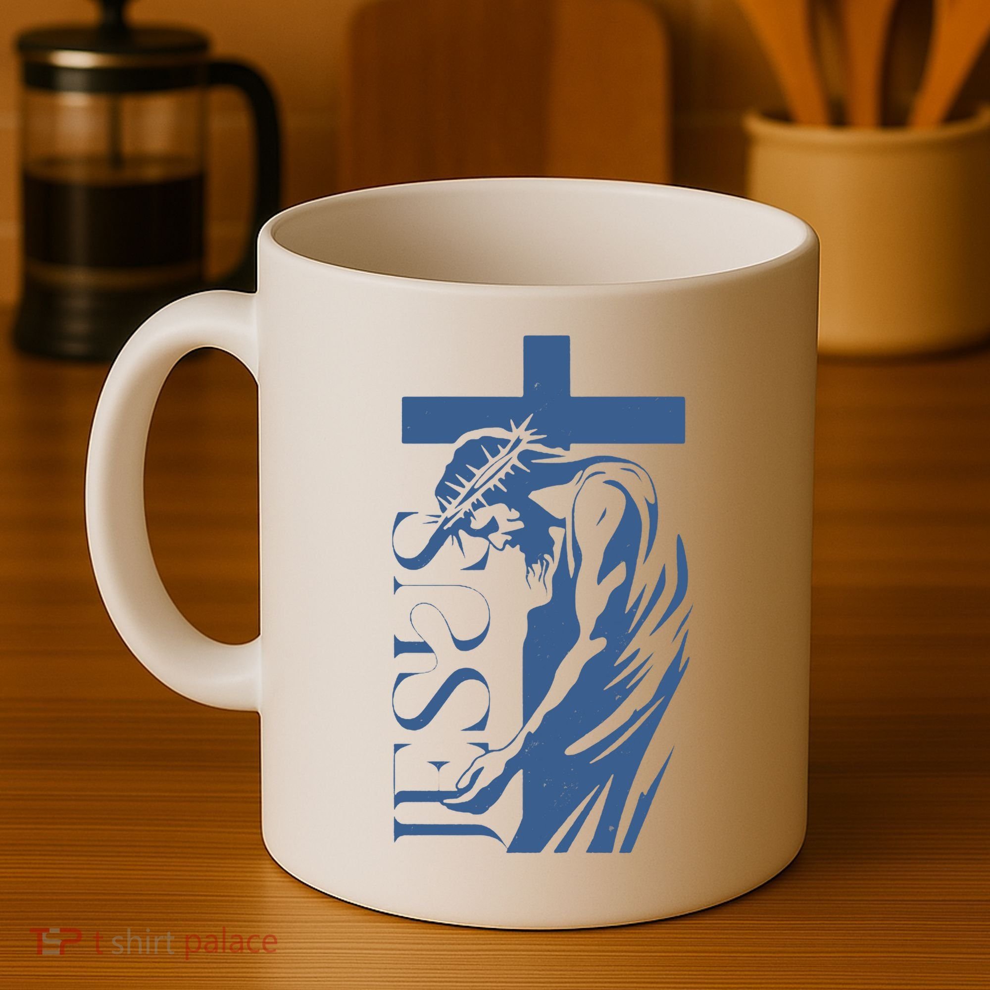 Jesus Christ Cross Christian Faith Coffee Mug
