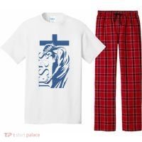 Jesus Christ Cross Christian Faith Pajama Set thumb 0