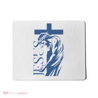 Jesus Christ Cross Christian Faith Mousepad thumb 0