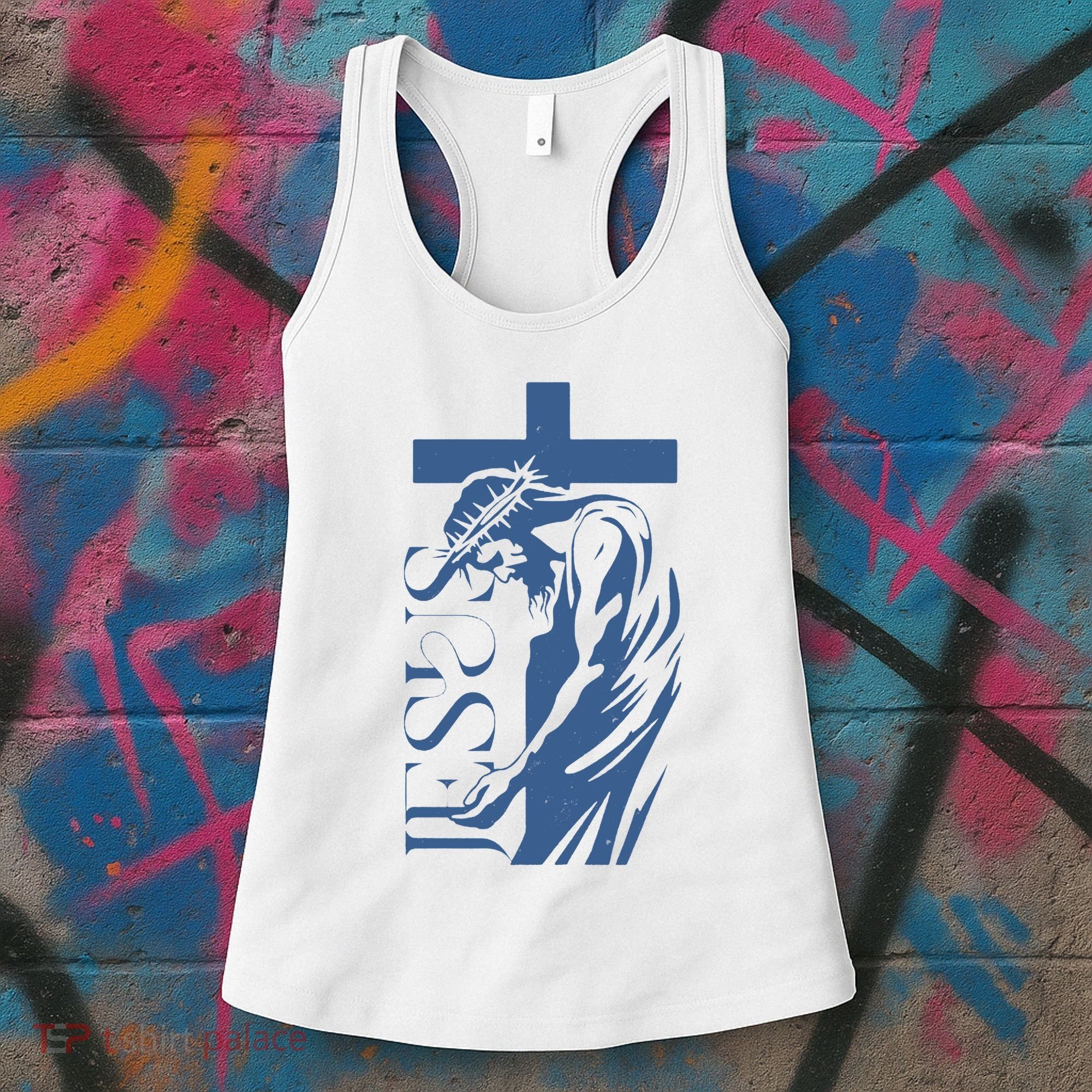 Jesus Christ Cross Christian Faith Women's Tank Top