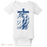 Jesus Christ Cross Christian Faith Baby Bodysuit thumb 0