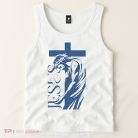 Jesus Christ Cross Christian Faith Tank Top thumb 2