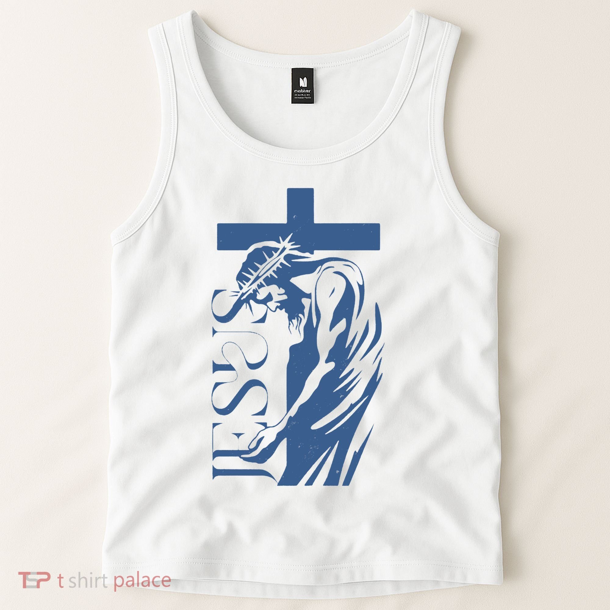 Jesus Christ Cross Christian Faith Tank Top