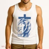 Jesus Christ Cross Christian Faith Tank Top thumb 3