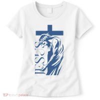 Jesus Christ Cross Christian Faith Women's T-Shirt thumb 0
