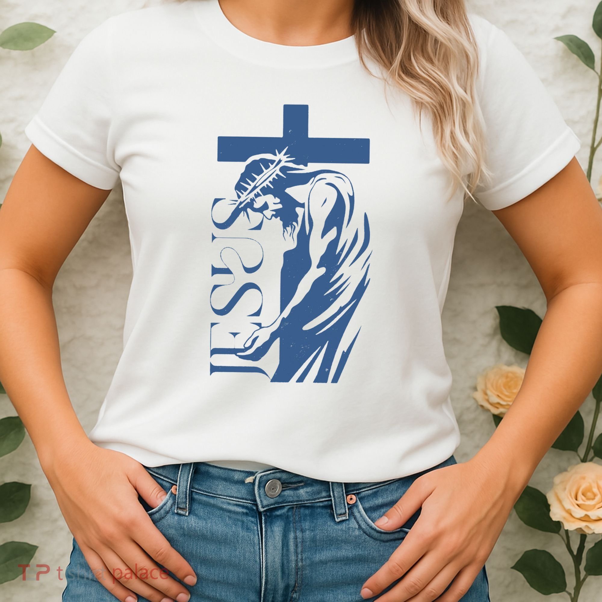 Jesus Christ Cross Christian Faith Women's T-Shirt