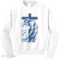 Jesus Christ Cross Christian Faith Kids Sweatshirt thumb 0