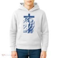 Jesus Christ Cross Christian Faith Kids Hoodie thumb 4