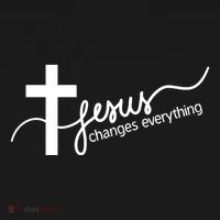 Jesus Changes Everything Cross Doggie Tank thumb 4