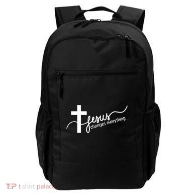 Jesus Changes Everything Cross Backpack