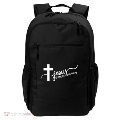 Jesus Changes Everything Cross Backpack